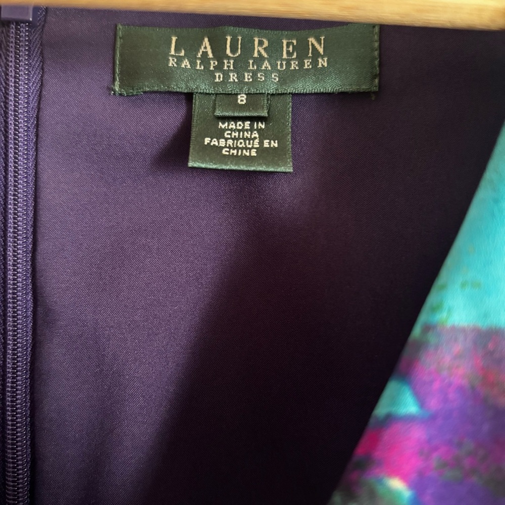 Lauren By Ralph Lauren Floral Silky Midi Dress - Picture 2 of 5